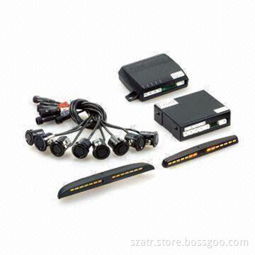 Front/Rear PTS with Automatic Radio Mute Function and Two Slim LED Displays